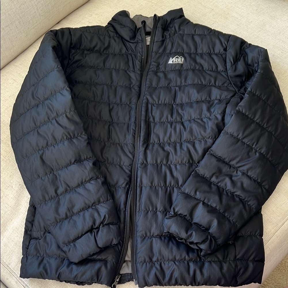 REI Black Puffer Jacket